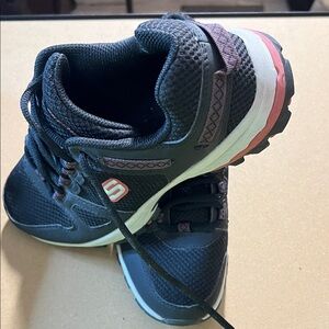 Skechers Blue and Coral Athletic Sneakers